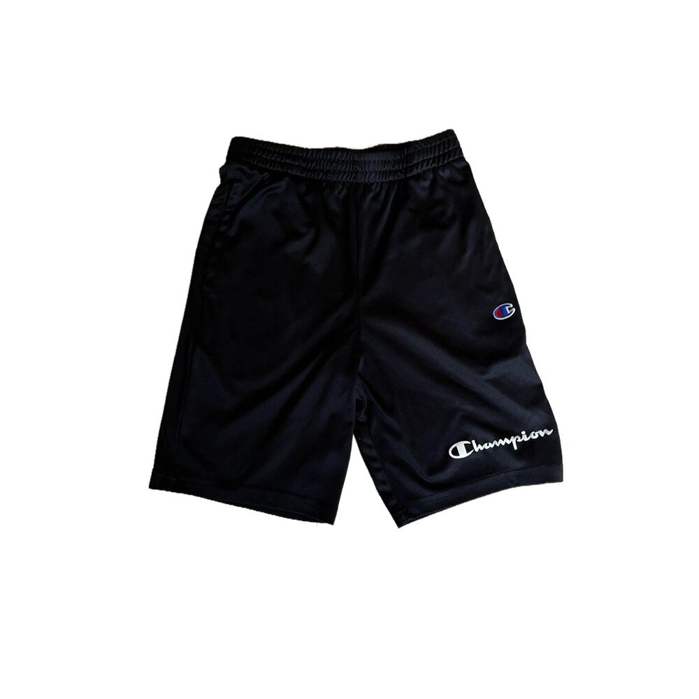 Champion Black Athletic Shorts - Boys Size Medium